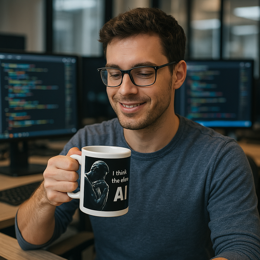 I Think, Therefore AI - Jumbo Mug, 20oz